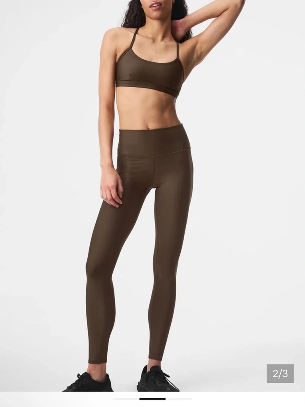 ALO Yoga Brown High-Waist Leggings